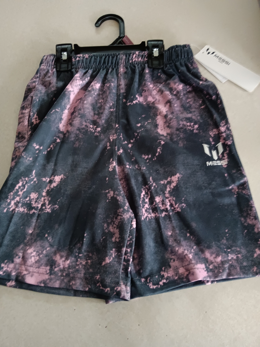 Kids Size 6/7 Messi Shorts.